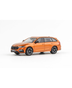 Abrex Škoda Octavia IV Combi RS (2020) Oranžová Phoenix Metalíza 1:43