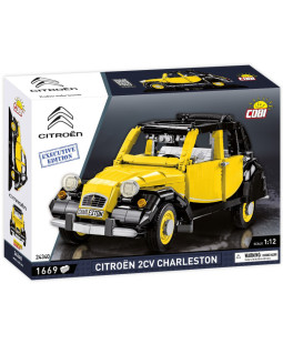 Stavebnice Cobi 24340 vám umožní postavit si model vozu 2CV Charleston, v původní licenci od CITROEN, byl vyvinut v měřítku 1:12 v exkluzivní edici. 