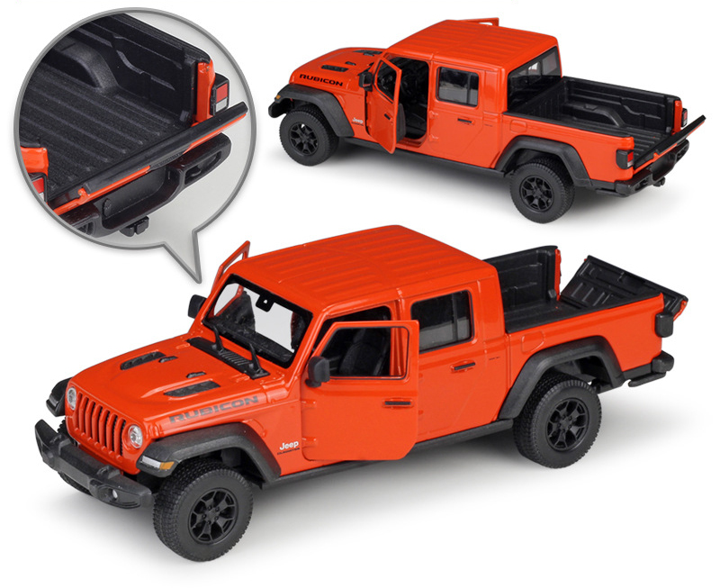 Welly Jeep Gladiator 2020 metallic orange 1:24
