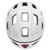 Spokey Pointer Speed Cyklistická přilba, LED blikačka, odnímatelný štít, 55-58 cm, bílá