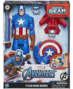 Hasbro Avengers Capitan America s Power FX přislušenstvím, 30cm