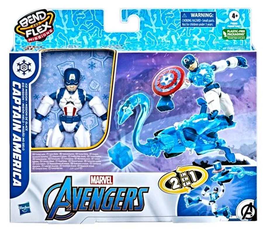 Hasbro Avengers Bend and flex figurka Capitan America
