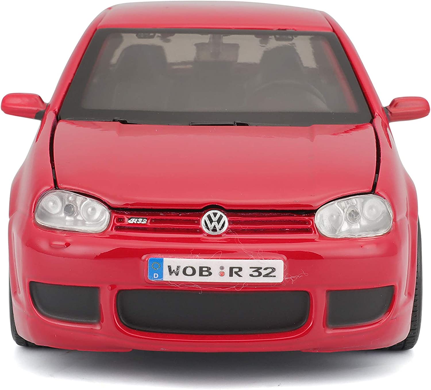 Maisto VW Golf R32 červený 1:24