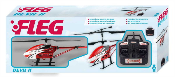 Fleg helikoptéra Devil Gyro na dálkové ovládání
