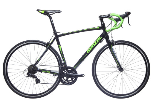 Kenzel CALIBRE JUNIOR 400 Dětské silniční kolo 2023 černé (rám 48cm)