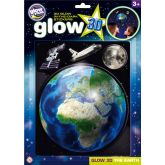 GlowStars Glow 3D Země, Měsíc a raketoplán 