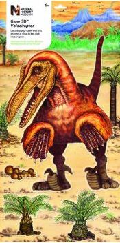 Glow 3D Dinosaurus - Velocirapto