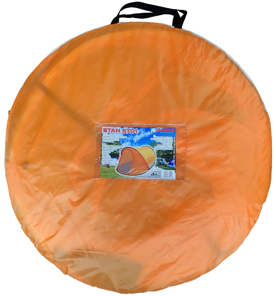 Brother Stan samostavěcí pro 3 osoby, oranžový