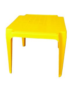 Dětský plastový stoleček - Žlutý