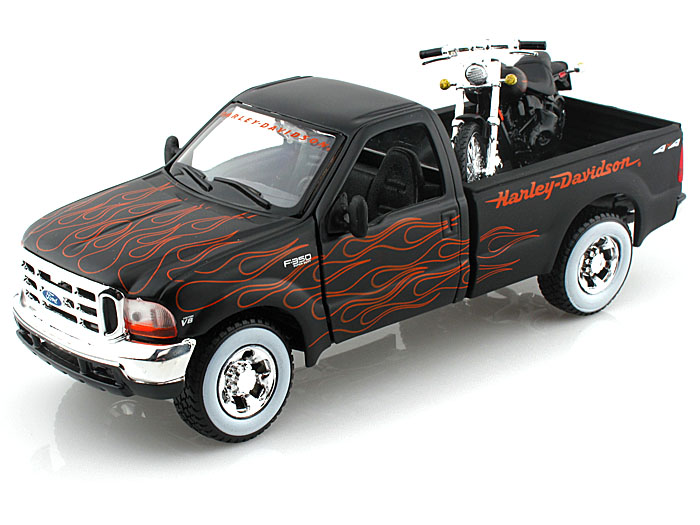 Maisto Ford F-350 Super Duty Pickup, FXSTB Night Tr. 1:24