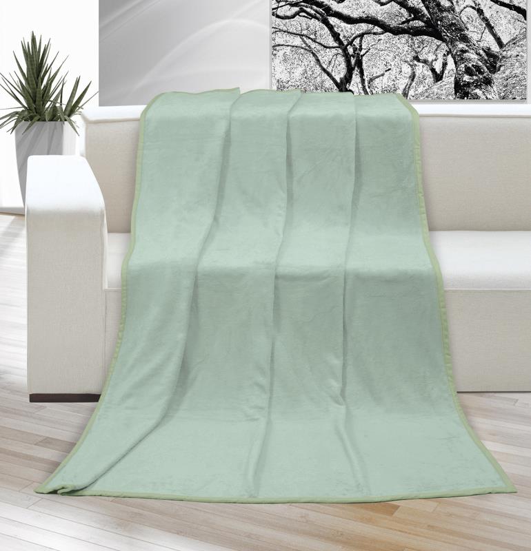 Bellatex Přikrývka Korall micro Mint - 150x200 cm