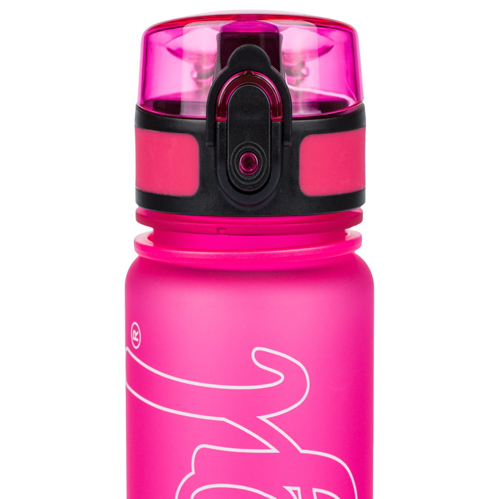 BAAGL Tritanová láhev na pití Logo, růžová, 500 ml.