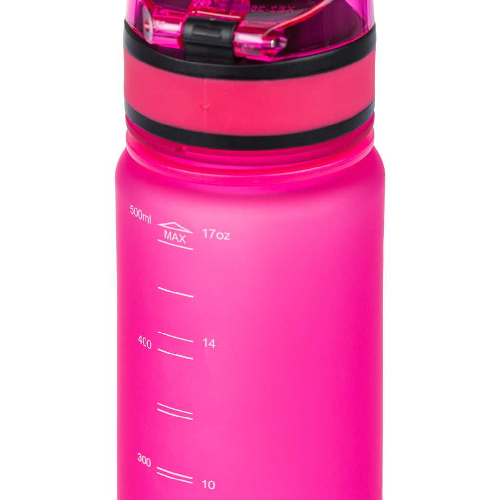 BAAGL Tritanová láhev na pití Logo, růžová, 500 ml.