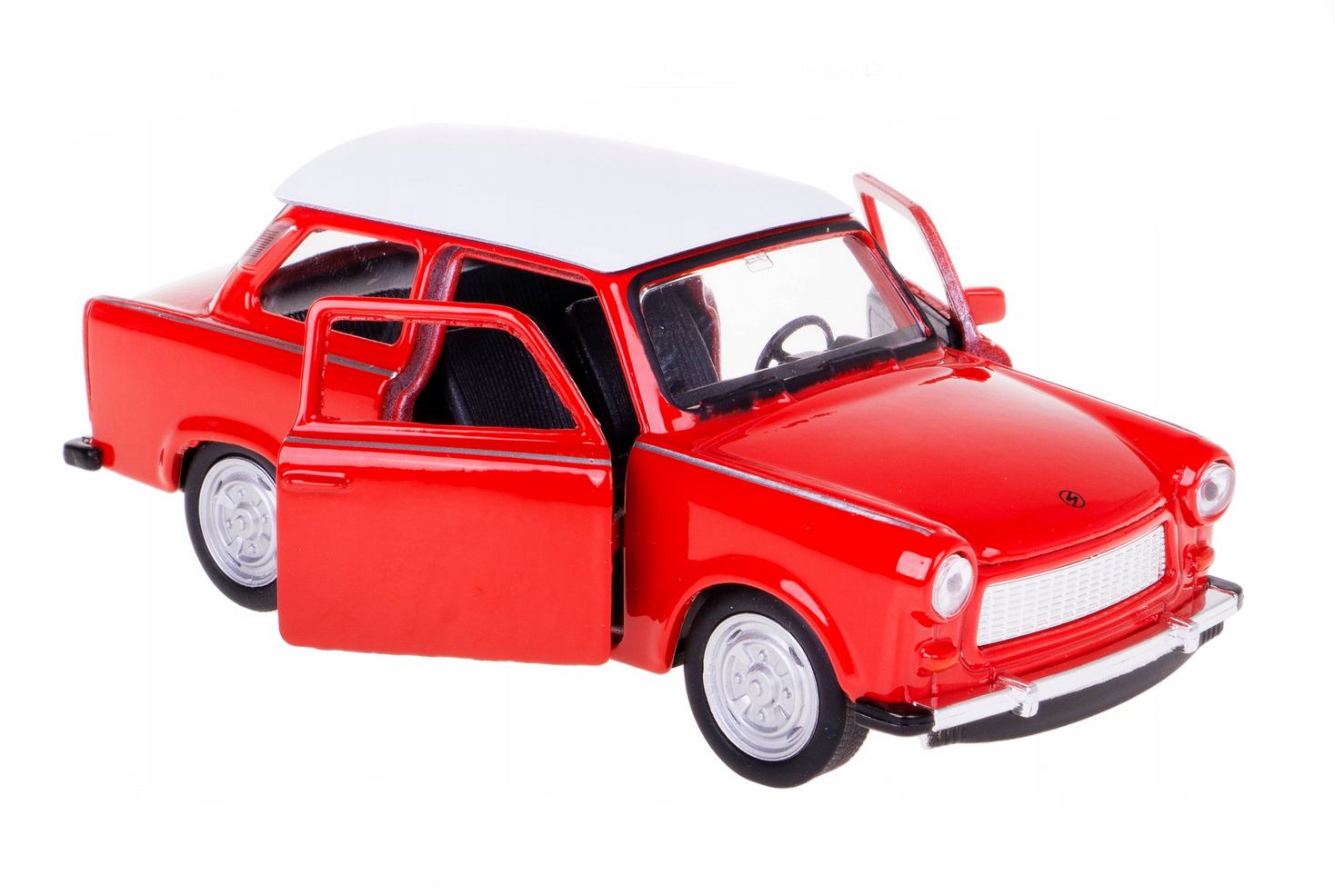 Welly Trabant 601, červeno-bílý 1:34-39