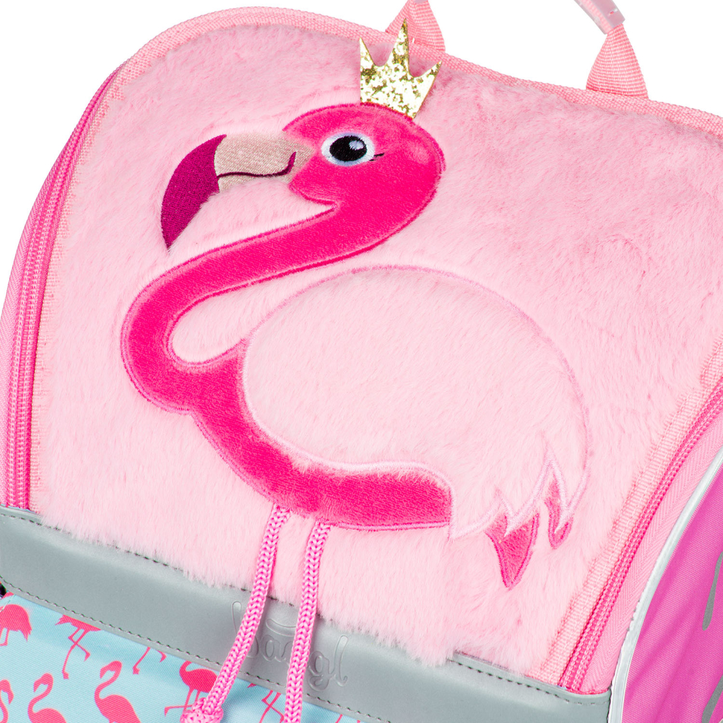 BAAGL SET 3 Zippy Plameňák: aktovka, penál, sáček