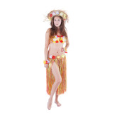 Sukně Hawai dospělácká, barevná - 72cm