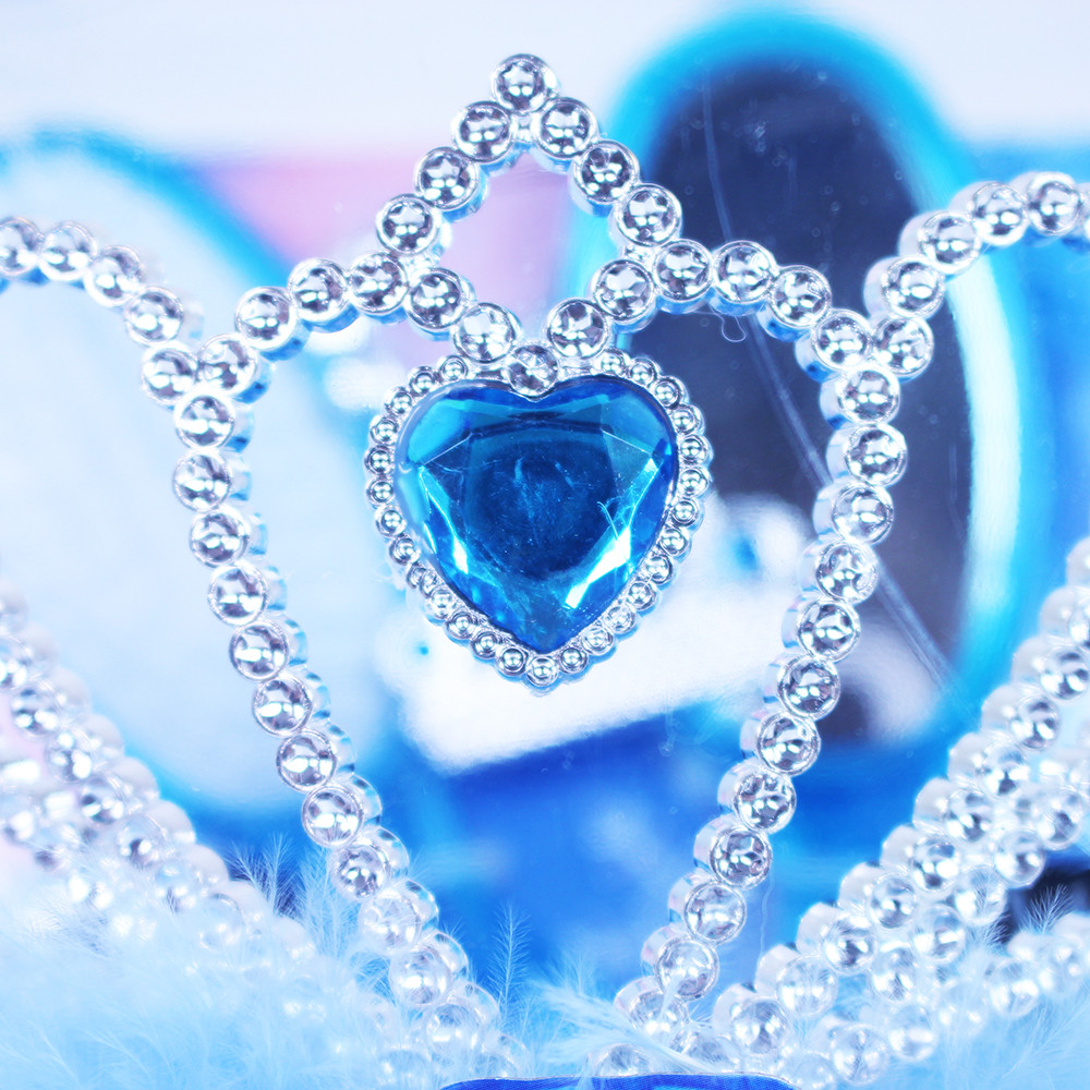 Sada příslušenství pro Ledovou princeznu, korunka, náhrdelník, náušnice aj.
