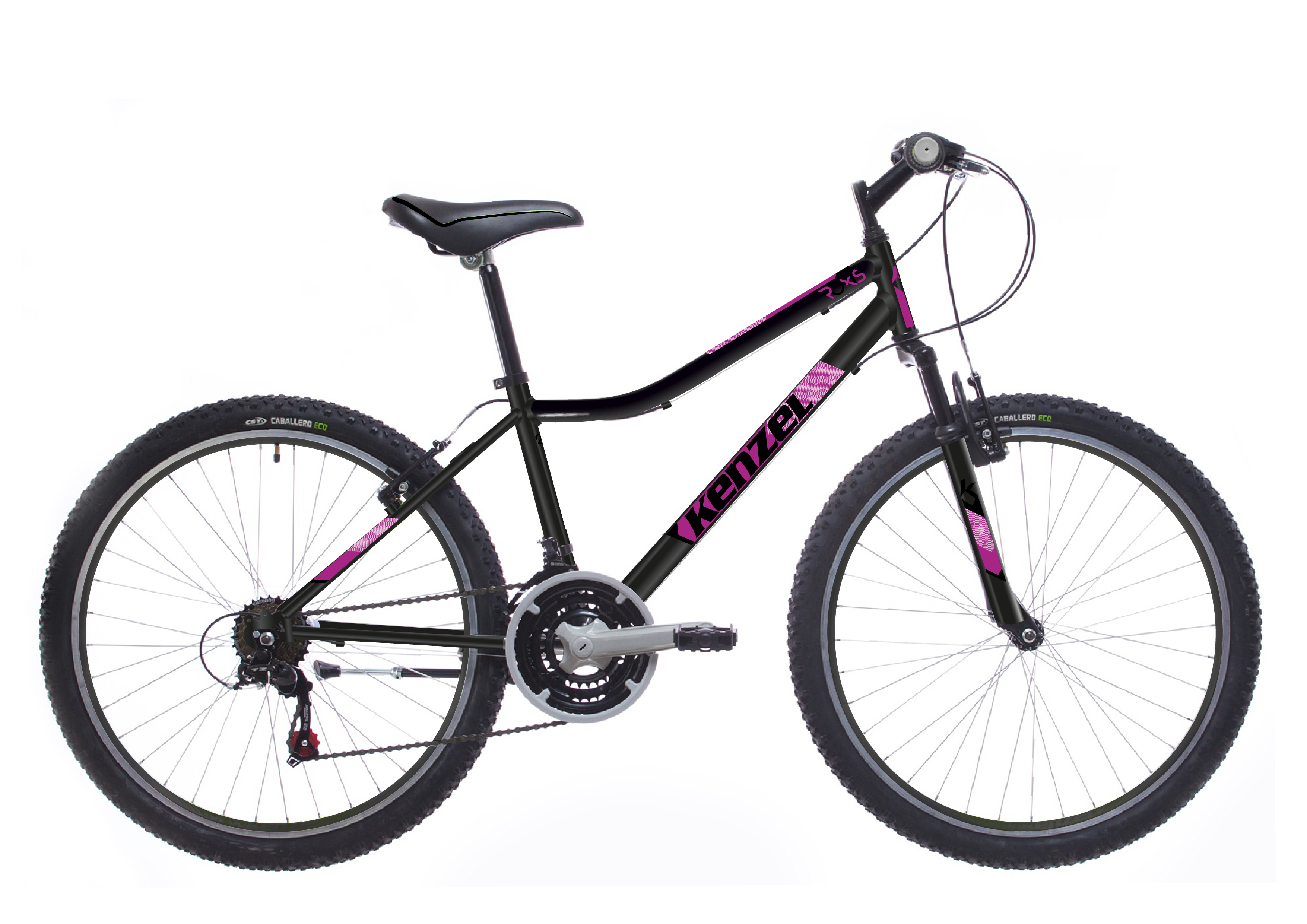 Kenzel Roxis SF Horské kolo 27,5" 2026 černo-růžové
