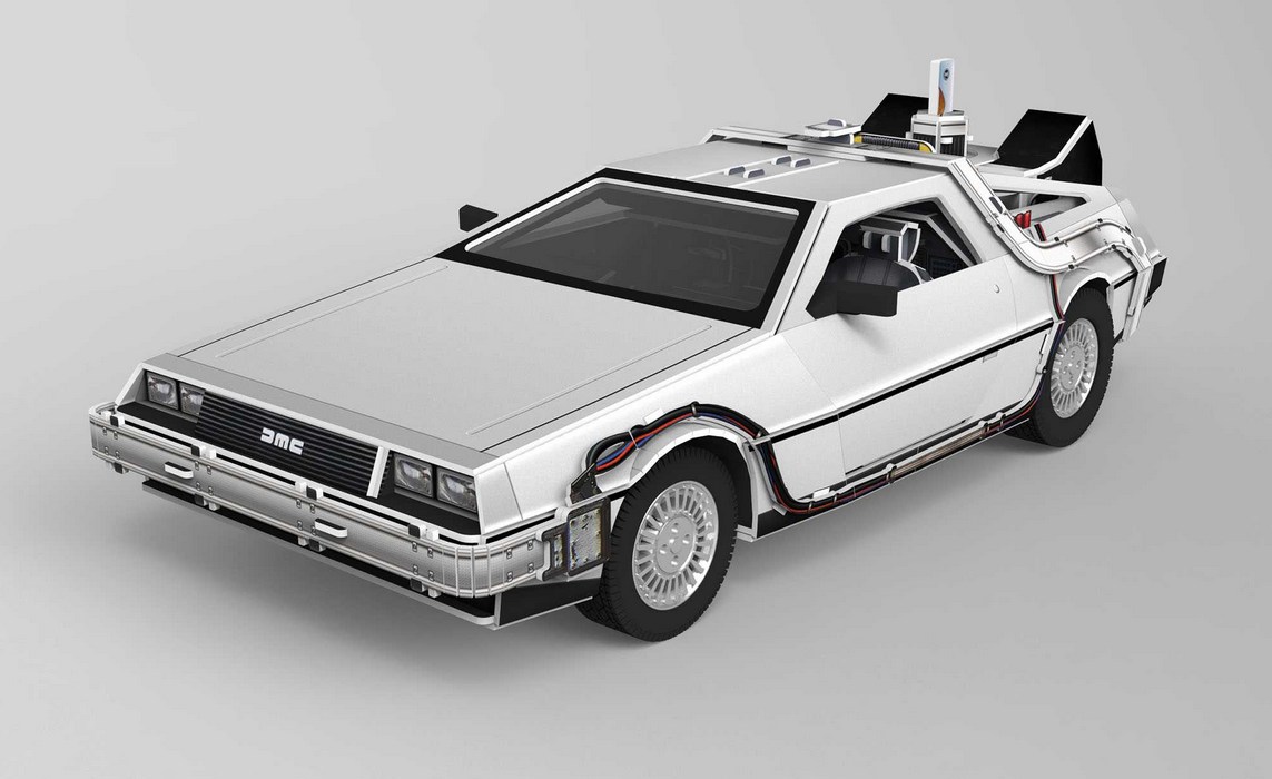 3D Puzzle Revell 00221 - DeLorean Back to the Future