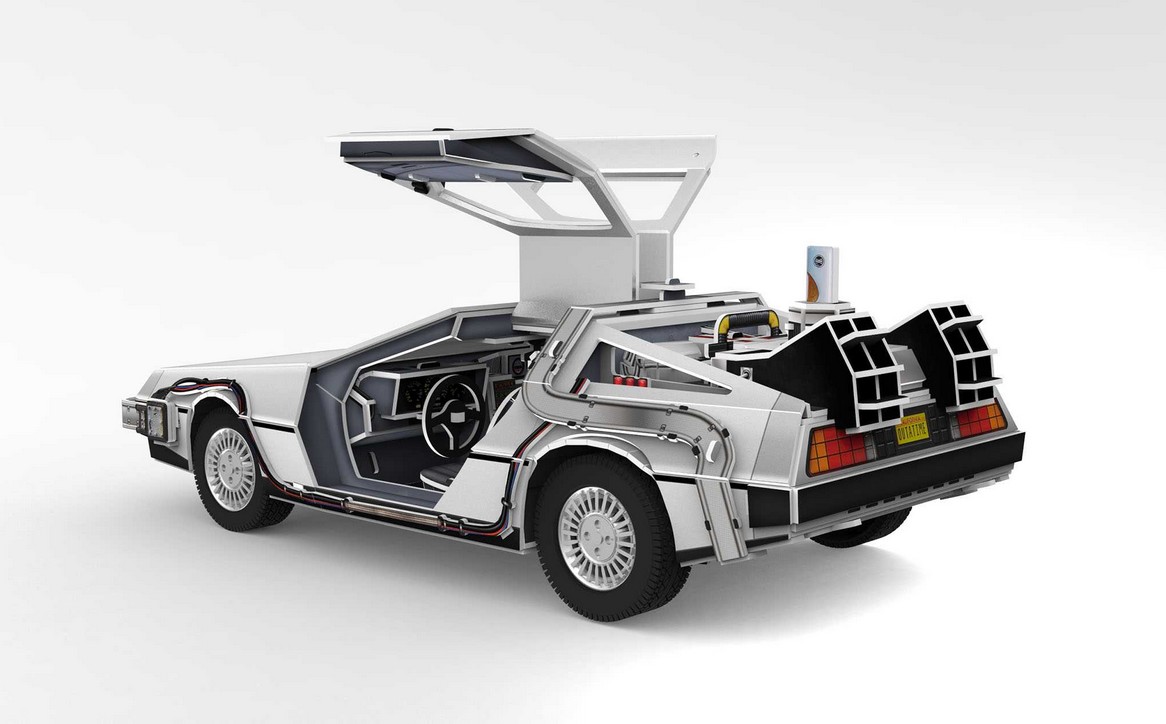 3D Puzzle Revell 00221 - DeLorean Back to the Future
