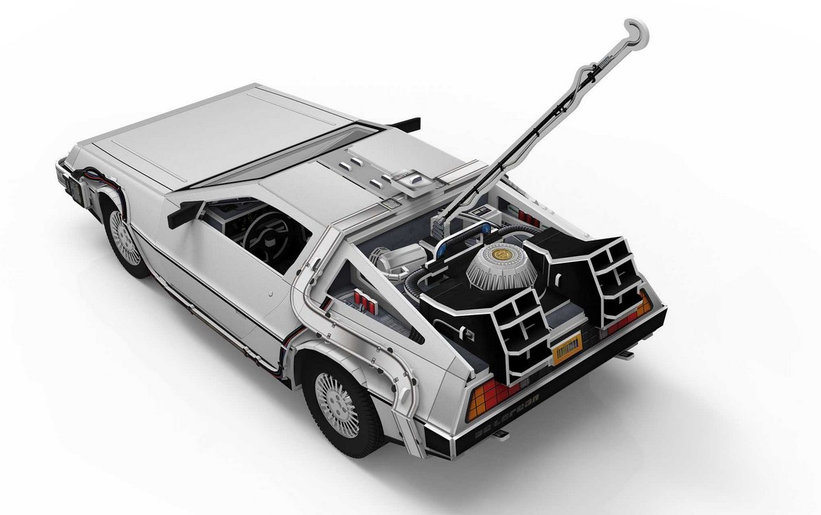 3D Puzzle Revell 00221 - DeLorean Back to the Future