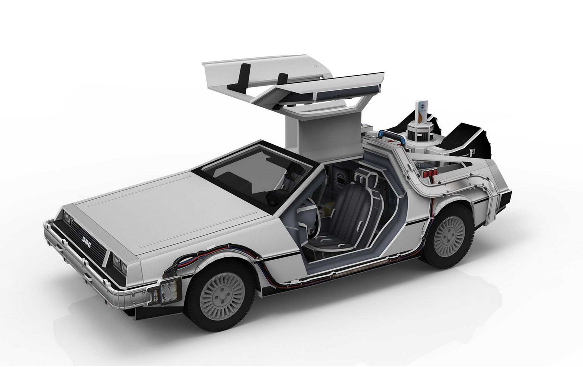 3D Puzzle Revell 00221 - DeLorean Back to the Future