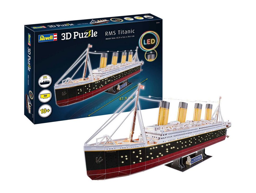 3D Puzzle Revell 00154 - RMS Titanic (LED Edition)