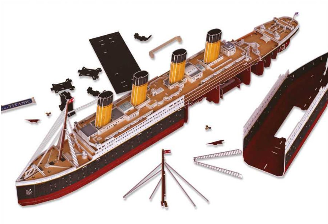 3D Puzzle Revell 00154 - RMS Titanic (LED Edition)