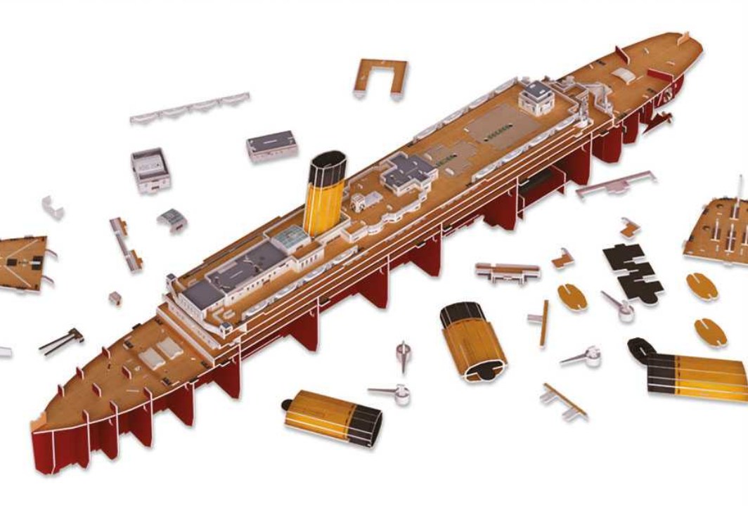 3D Puzzle Revell 00154 - RMS Titanic (LED Edition)