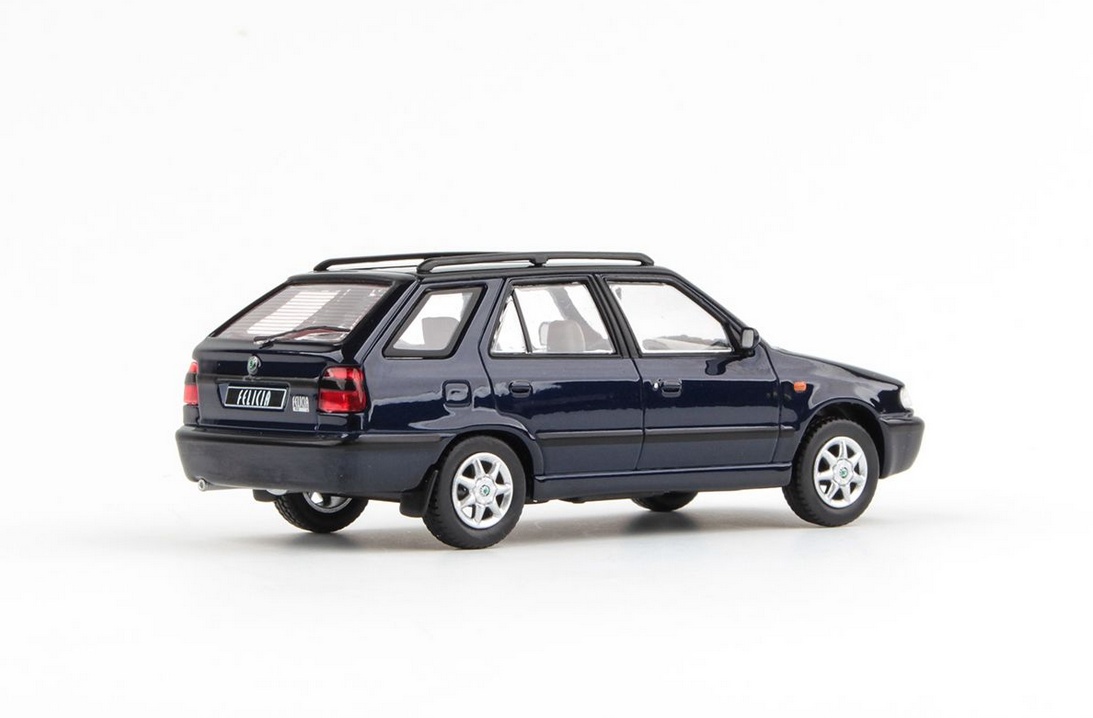 Abrex Škoda Felicia FL Combi (1998) Modrá Hlubinná Metalíza 1:43