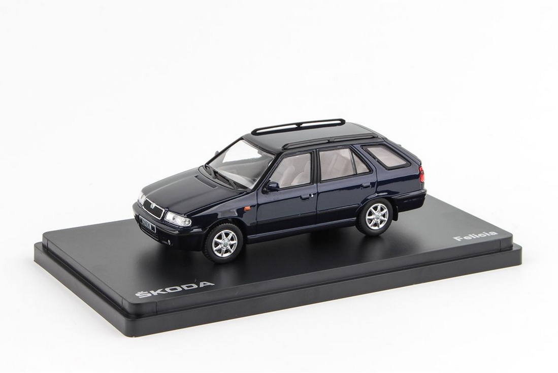 Abrex Škoda Felicia FL Combi (1998) Modrá Hlubinná Metalíza 1:43