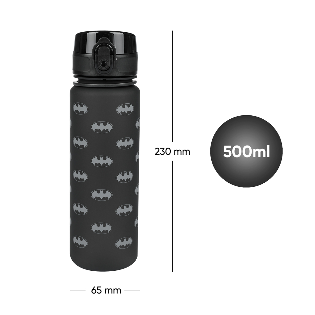 BAAGL Tritanová láhev na pití Batman Logo, 500 ml.