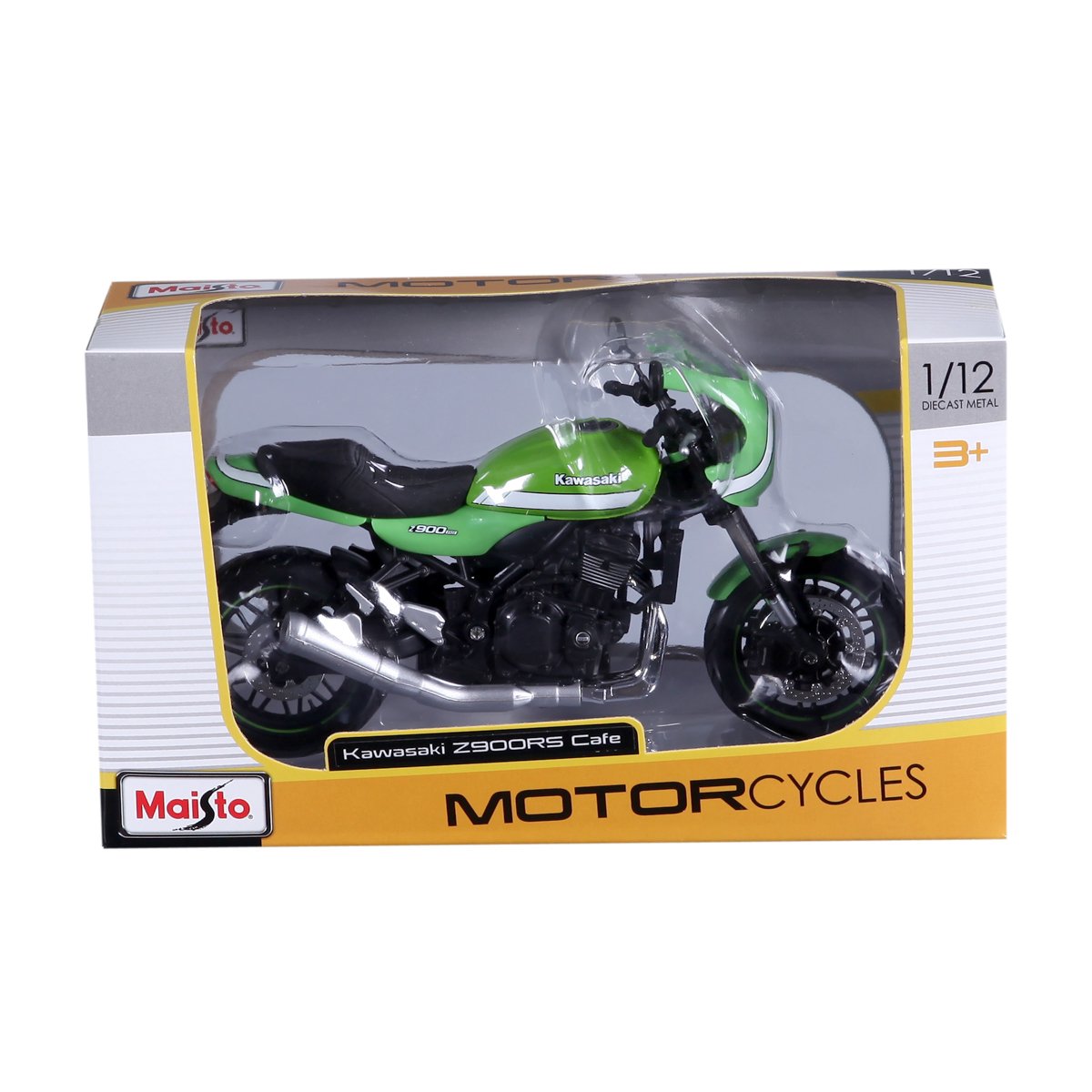 Maisto Motocykl, Kawasaki Z900RS Café, limetkově zelená, 1:12