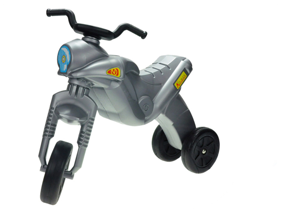 Enduro Maxi dětské odrážedlo stříbrné, 25kg