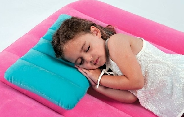 Nafukovací polštářek Intex KIDZ Zelený, 43 x 28 x 9 cm