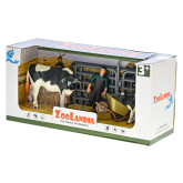 Zoolandia kráva s telátkem a doplňky, Sedlák s vidlemi