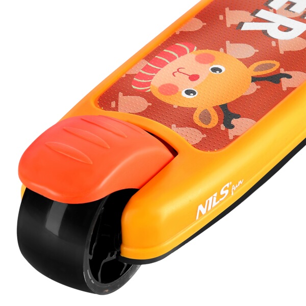 Dětská koloběžka NILS Fun HLB16 Deer Red