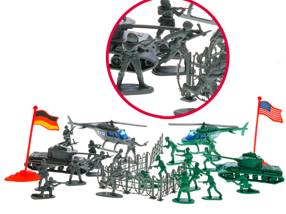 Mission Control sada vojáci plast, 31ks v sáčku