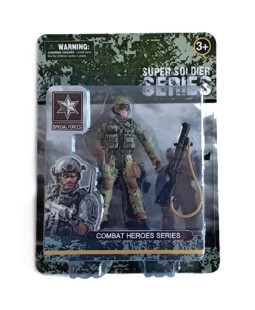 Voják figurka plast 10cm se zbraní