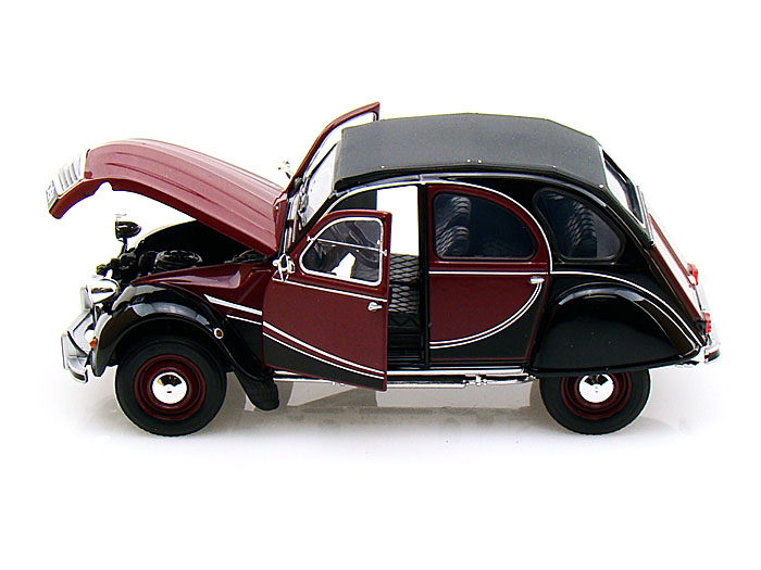 Welly Citroen 2CV 6 Charleston Burgundy 1:24