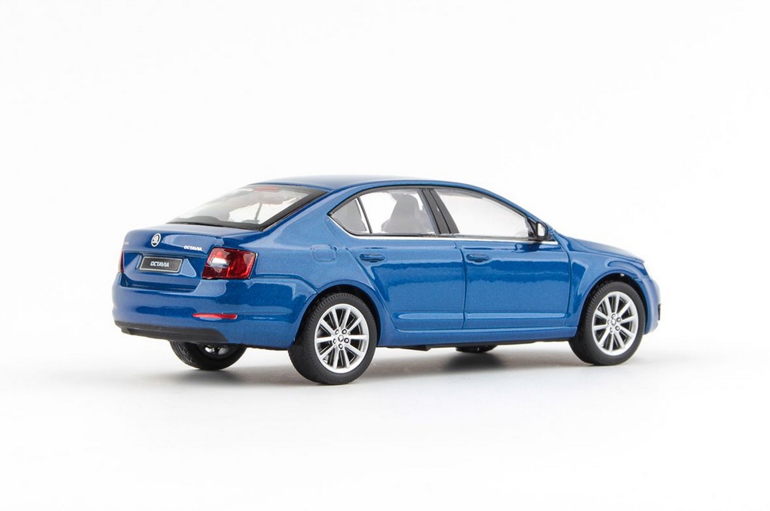 Abrex Škoda Octavia III (2012) Modrá Race Metalíza 1:43