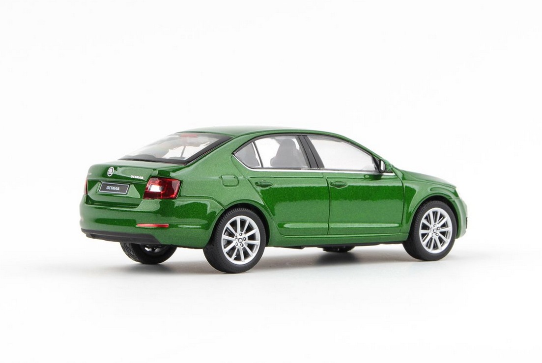 Abrex Škoda Octavia III (2012) Zelená Rallye Metalíza 1:43