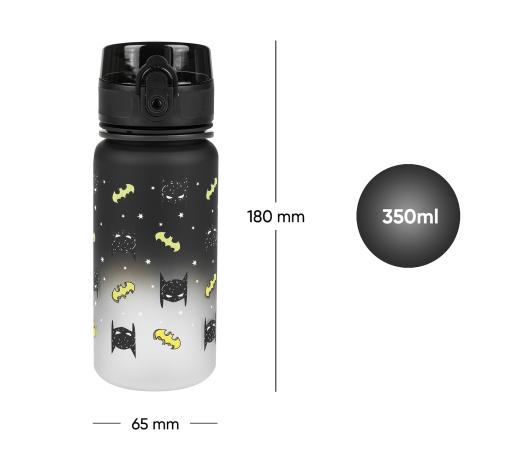 BAAGL Tritanová láhev na pití Gradient Batman Mask 350 ml