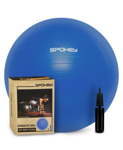 Spokey Fitball Gymnastický míč, 75 cm včetně pumpičky, modrý