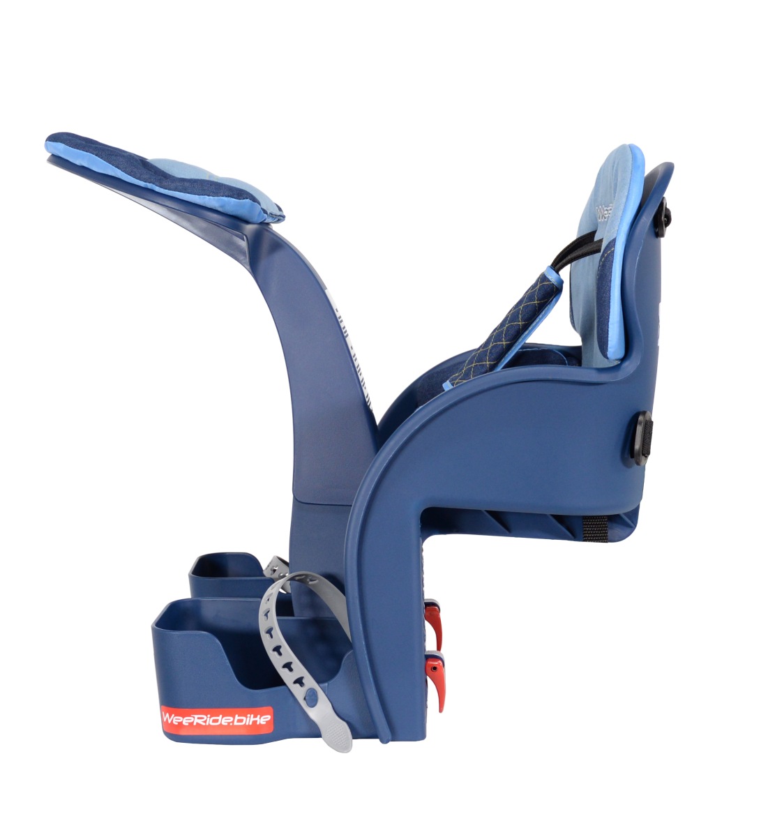Cyklosedačka WeeRide SafeFront Deluxe, Modrá