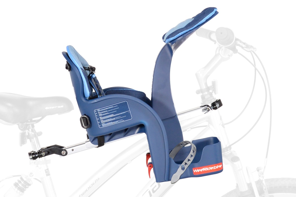 Cyklosedačka WeeRide SafeFront Deluxe, Modrá