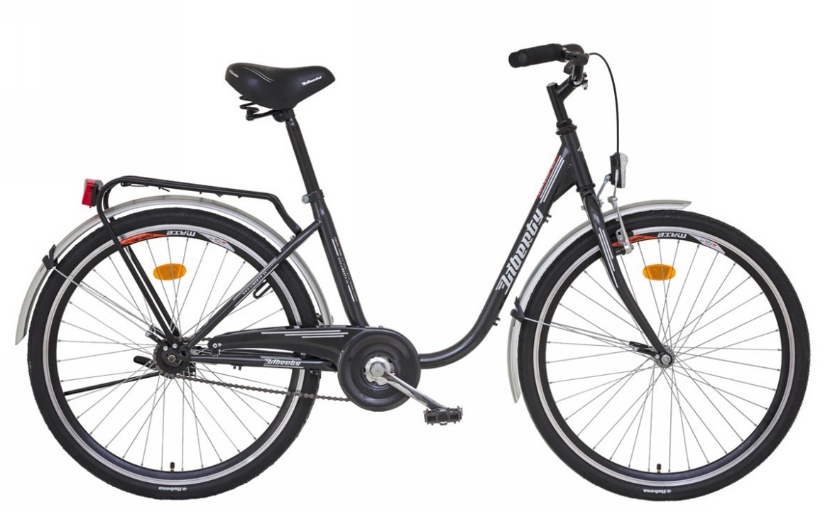 Městské jízdní kolo LIBERTY CLASSIC 3spd. 26" 2026 antracitové