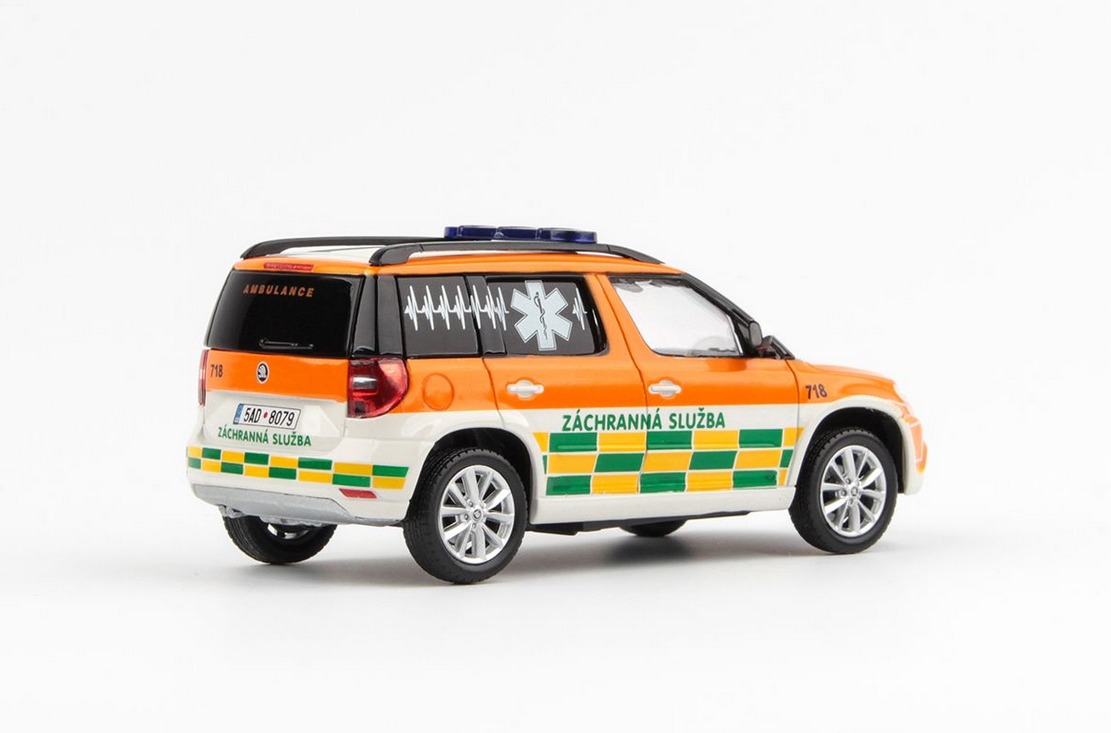 Abrex Škoda Yeti FL (2013) Pet-Medic 1:43