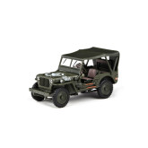 Cararama Ton Military Vehicle Soft Top - Military Green 1:43