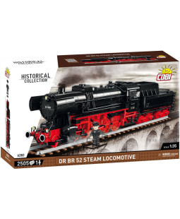 Cobi 6282 Parní lokomotiva DR BR 52 s tendrem, 1:35, 2505 kostek